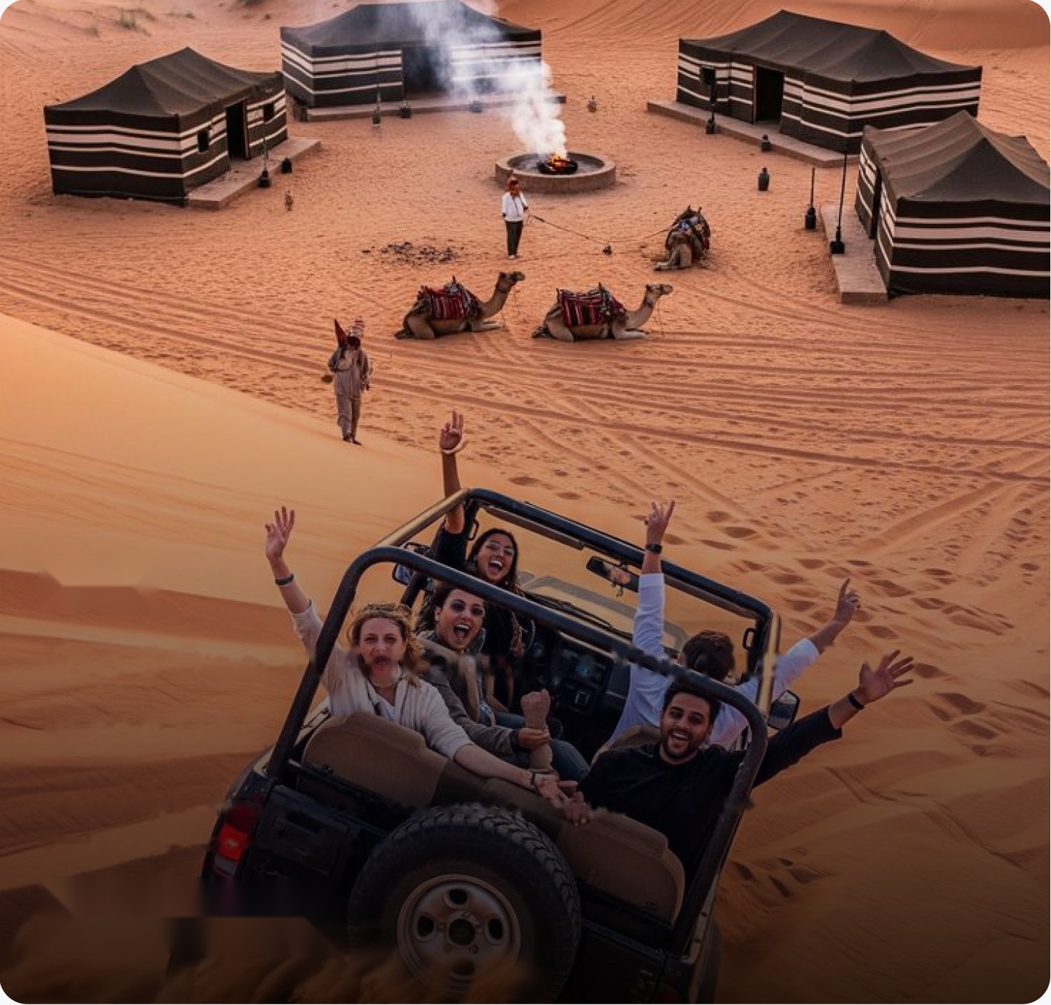 Explorers on a desert adventure